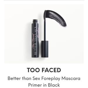 NIB Too Faced Better Than Sex Foreplay Primer in Black